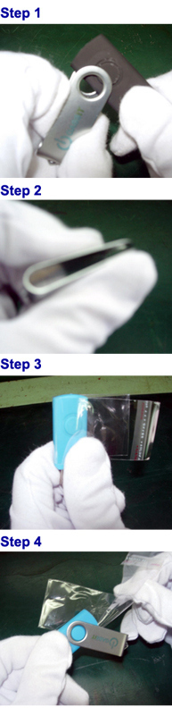 Changing a Twister Flash Drive Clip