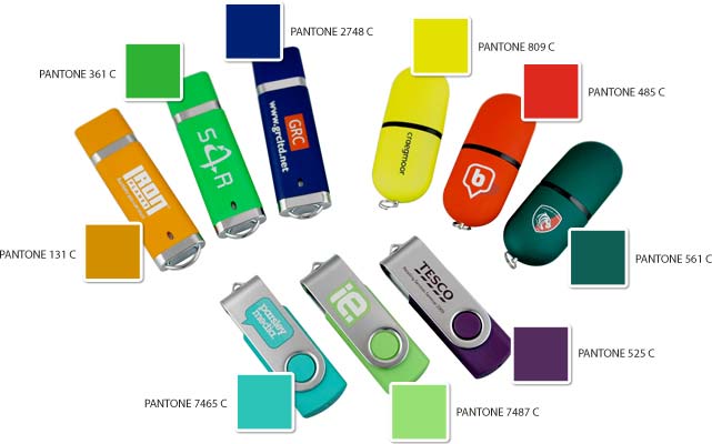 Colour Matched USB Flash Drives