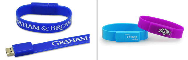 USB Silicone Wristbands