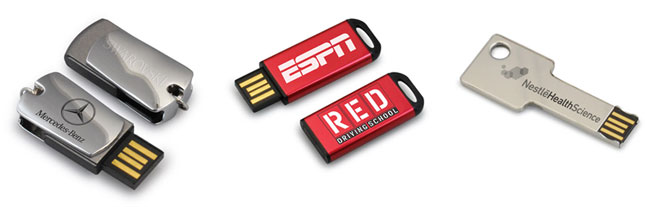 Retractor, Mini Metal Twister & Key Flash Drive