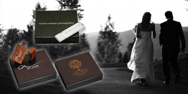 USB Flash Drives for Wedding Albums