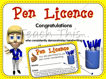 Pen Licence Pen Licence