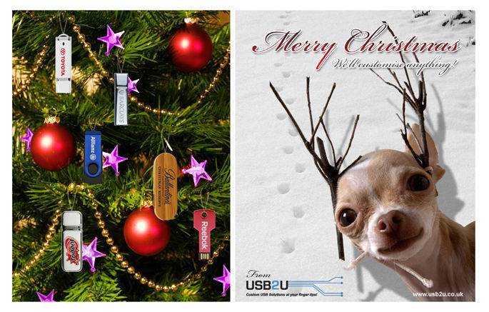 USB2U Xmas Tree and Card