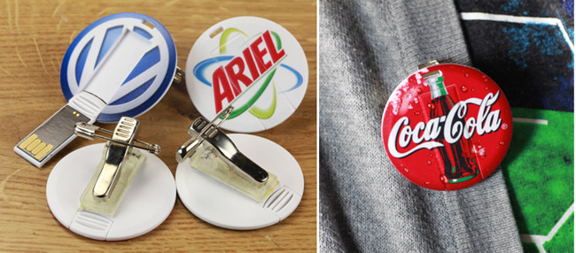 USB Button Badges USB Button Badges