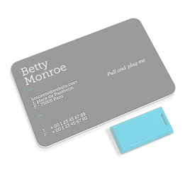 Ready-to-stick USB Flash Drives