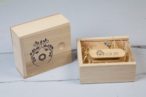 Small Wooden USB Gift Box
