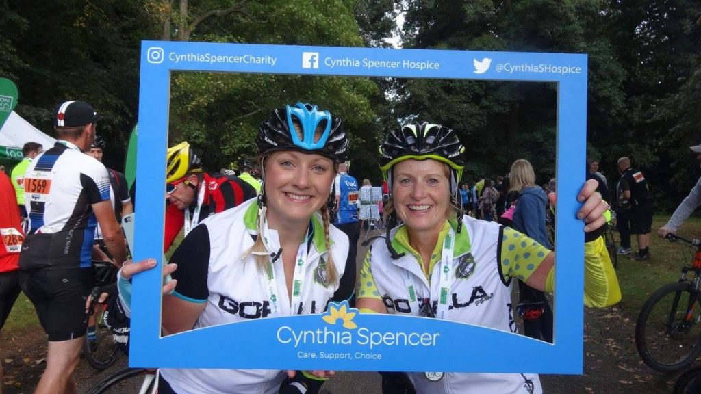 Natalie from USB2U with a Cynthia Spencer Frame