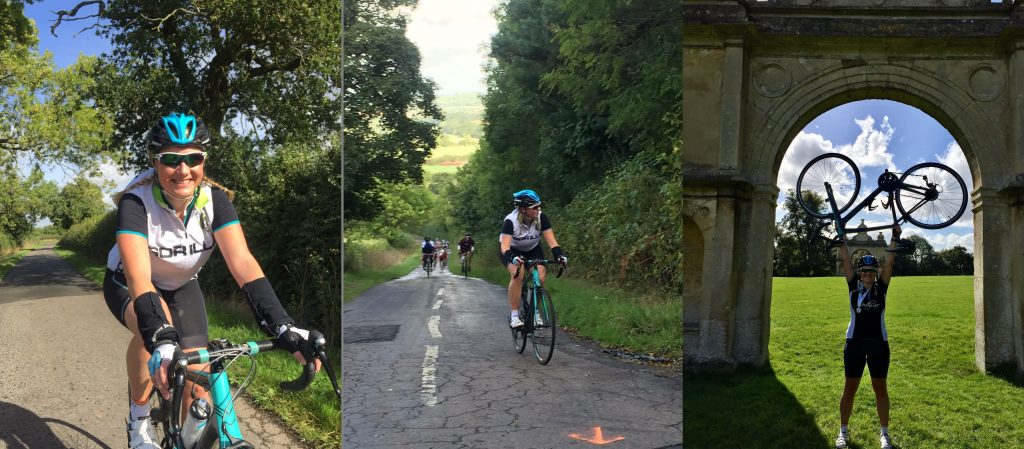 Natalie from USB2U on her Cynthia Spencer Charity Bike Ride