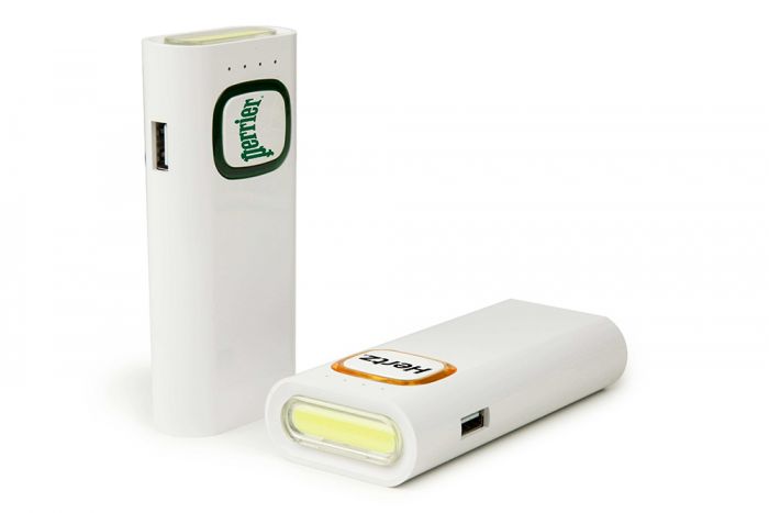 branded rainbow torch power bank