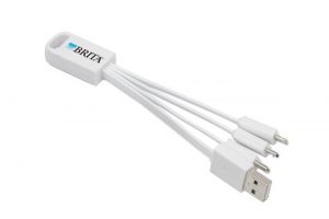 3 in 1 cable universal branded with logo