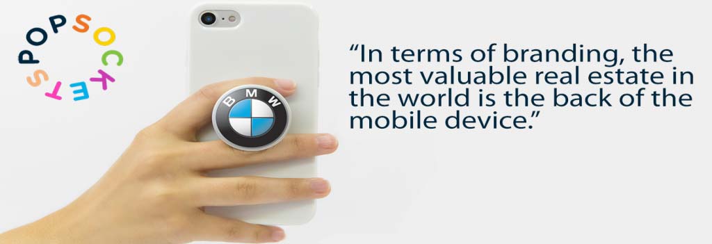 Branded popsocket banner