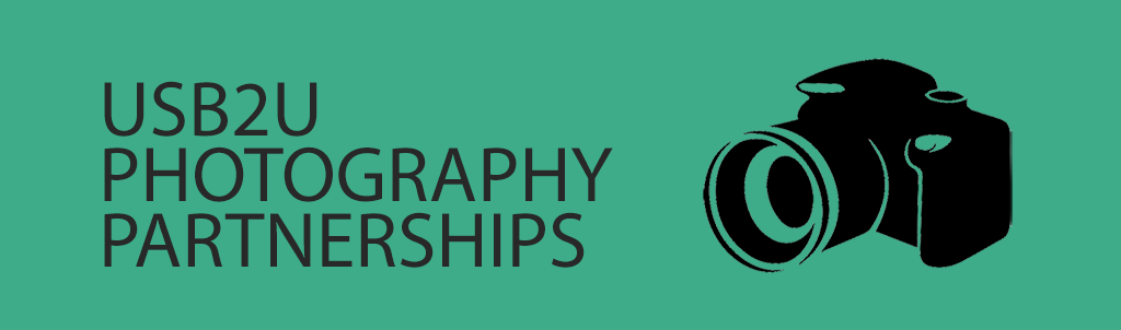 USB2U Photography Partnerships with Camera Icon