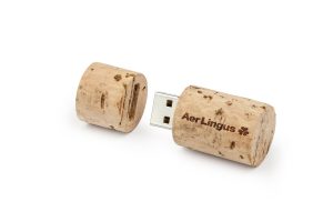 Branded cork usb stick