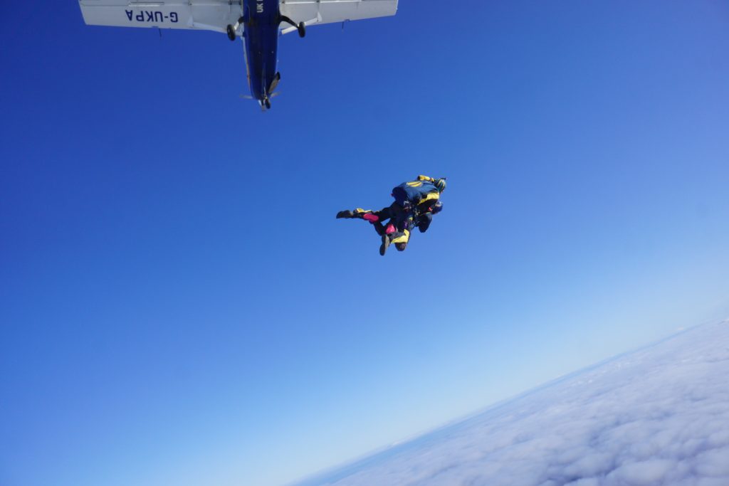 USB2U charity skydive