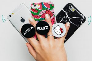 Triple branded popsockets