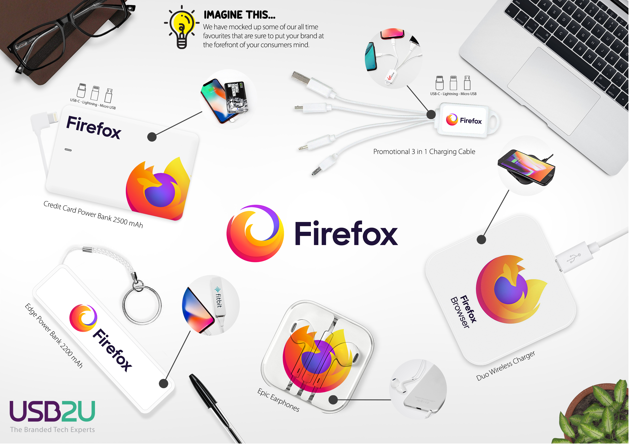 Firefox Mood Board Mockup