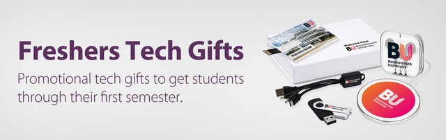 University logo branded cables powerbanks