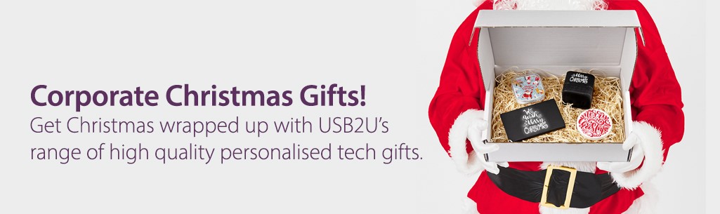 santa holding branded promotional gifts 