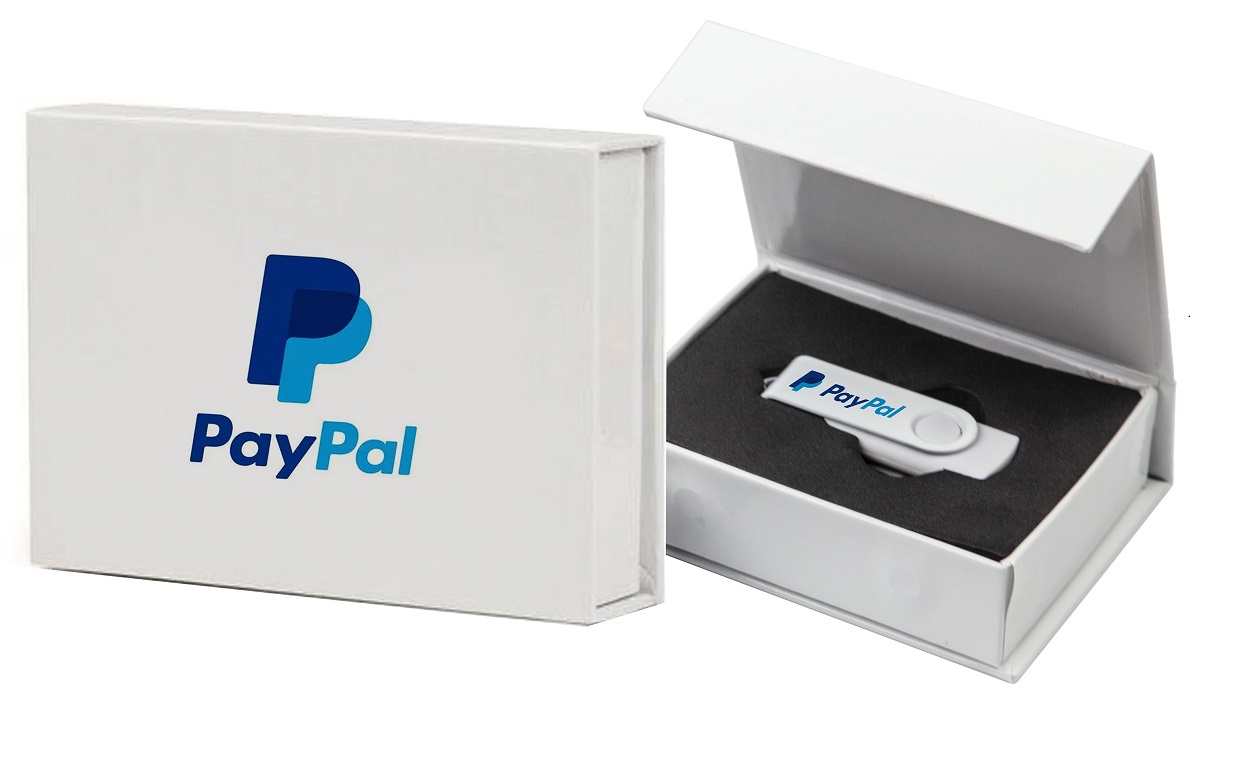 branded mini white flip