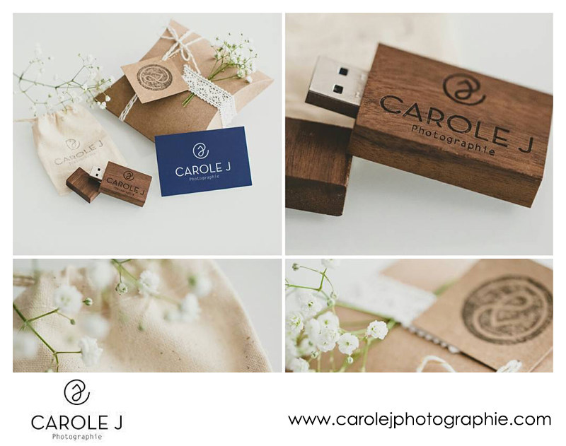 Carole J Photographie USB Packaging